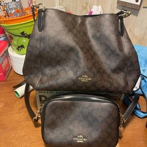 2 Authentic Coach bags. Big one is $75 and barely used. Smaller one is $50